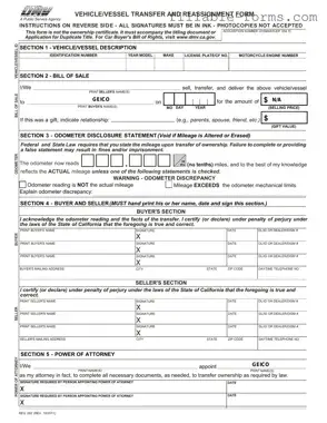 Fill Out a Valid California Fotm Reg 262 Template