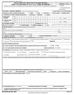 Fill Out a Valid DD 149 Template