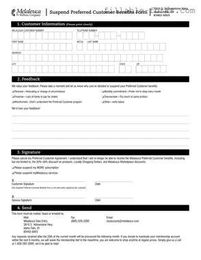 Fill Out a Valid Melaleuca Cancellation Template