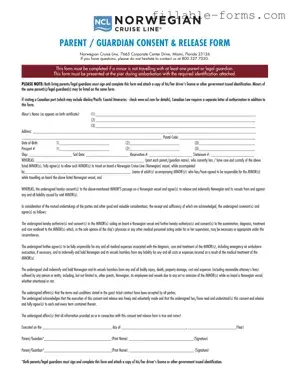 Fill Out a Valid NCL Parental Consent Template