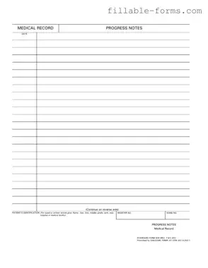 Fill Out a Valid Progress Notes Template
